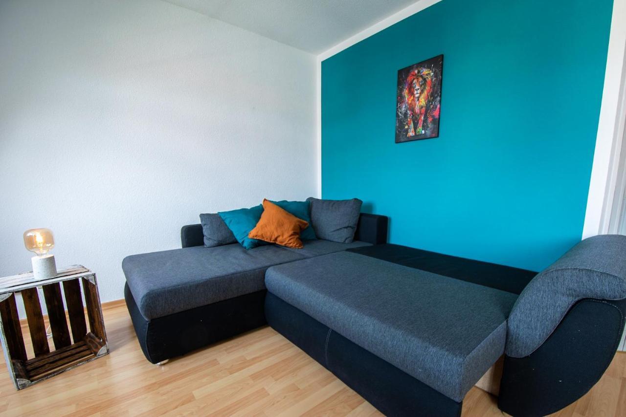 Ferienwohnung Loft 65 qm Netflix WLAN Boxspringbett bis 4 Pers Leipzig Exterior foto