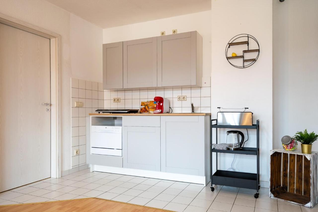 Ferienwohnung Loft 65 qm Netflix WLAN Boxspringbett bis 4 Pers Leipzig Exterior foto